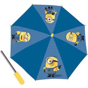 PARAGUAS MINIONS AUTOMATICO AZUL