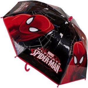PARAGUAS SPIDERMAN NEGRO MANUAL
