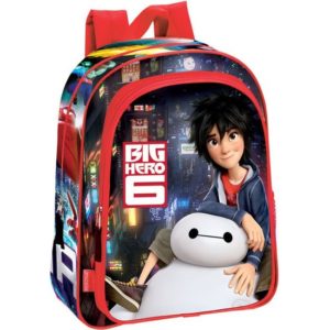 MOCHILA JUNIOR BIG HERO 6 DISNEY COLOR ROJO