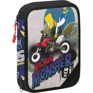 PLUMIER DOBLE SIMPSONS BIG AIR MONSTER 56 PIEZAS