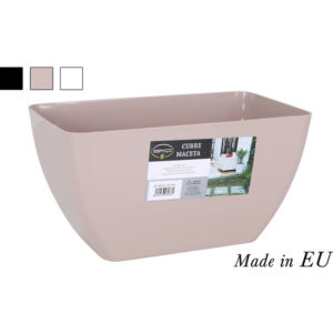CUBRE MACETA JARDINERA RECT 30X17X16CM ESPASO